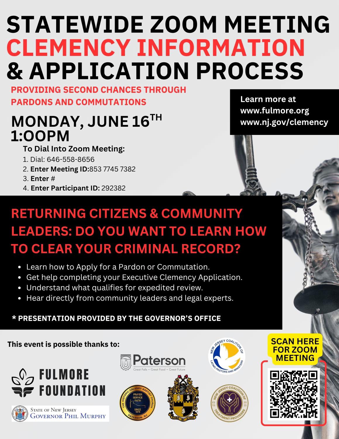 🚨 STATEWIDE ZOOM MEETING:... - The Fulmore Foundation | Facebook