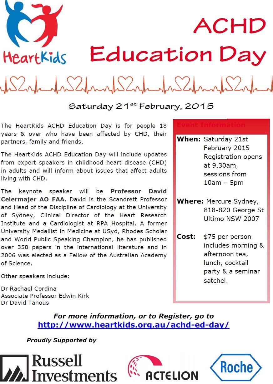 Adult Congenital Heart Disease - ACHD Australia - Home