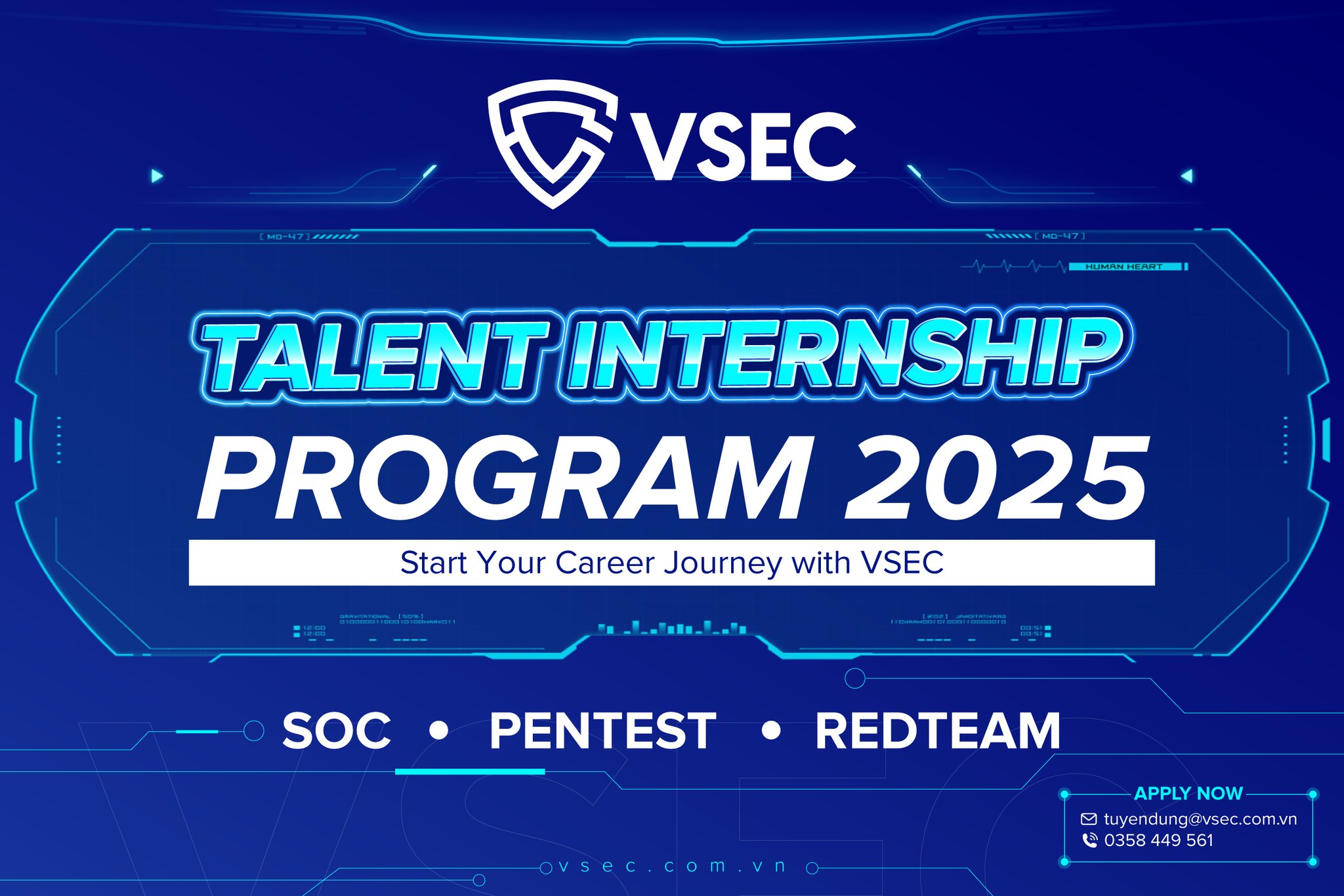 VSEC Careers - 💥VSEC TALENT INTERNSHIP PROGRAM 2025 -... | Facebook