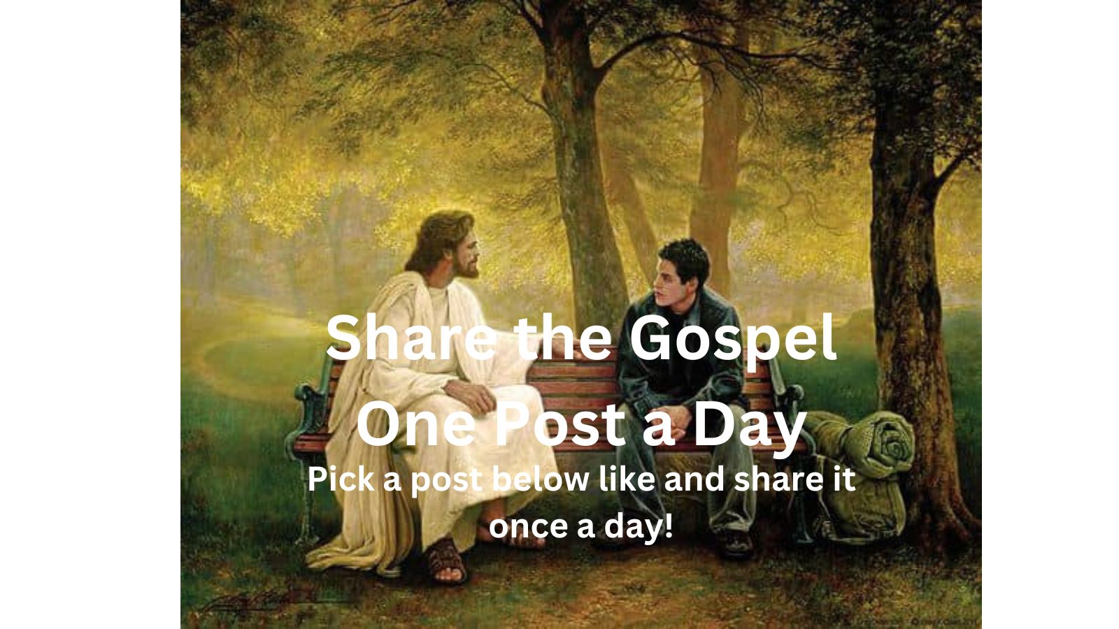 Share the Gospel One Post a Day