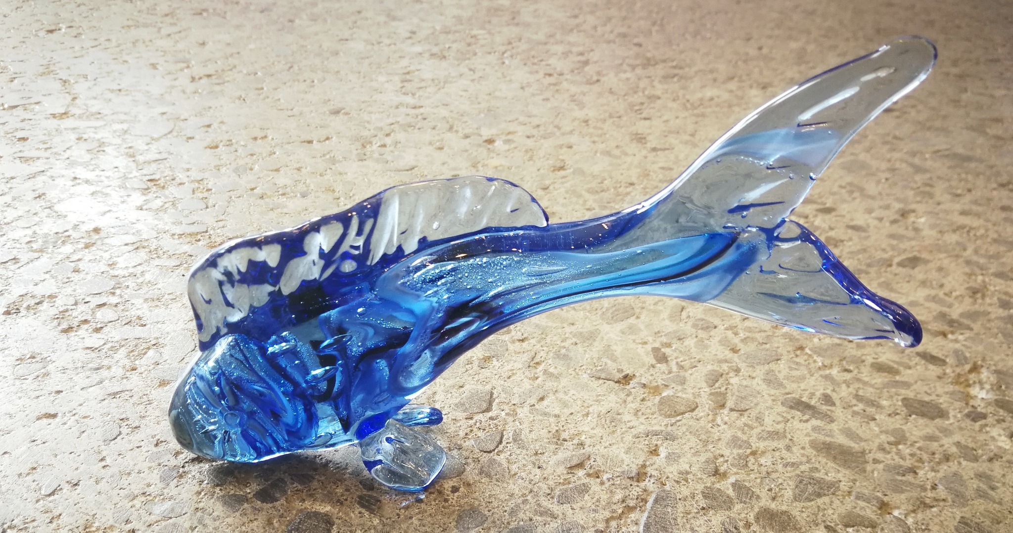 Red - Blue Fish Alert!⁠ by Heather Kremen ⁠ Sit this little gem on the ...