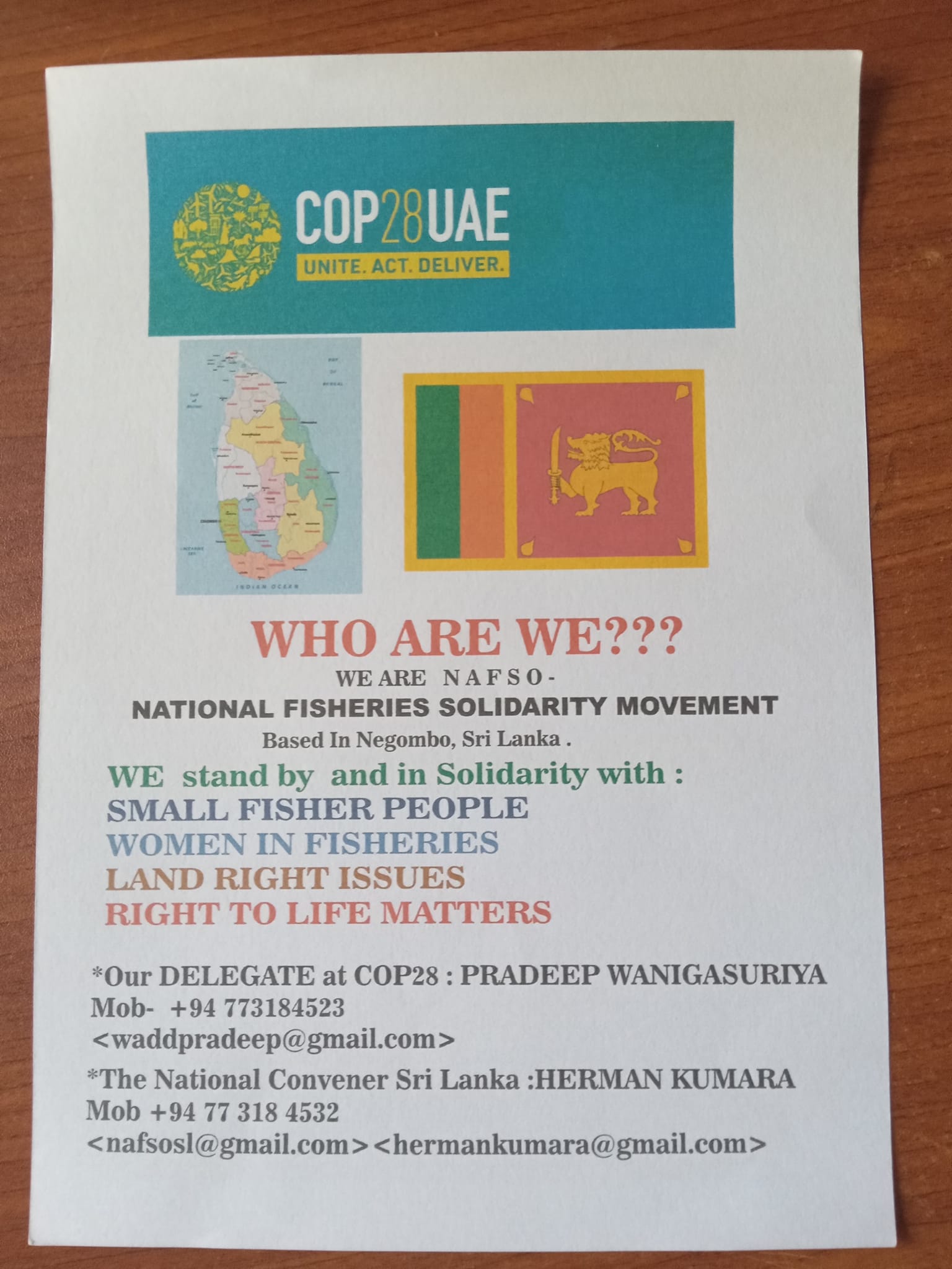 NAFSO Sri Lanka - Three of NAFSO Sri Lanka colleagues are... | Facebook