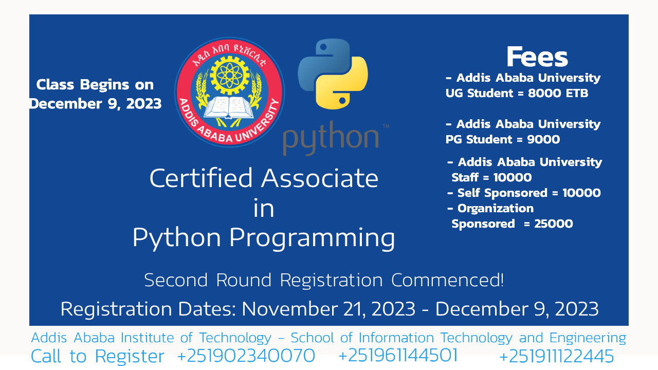 School of Information Technology and Engineering - former ITSC - AAiT ...