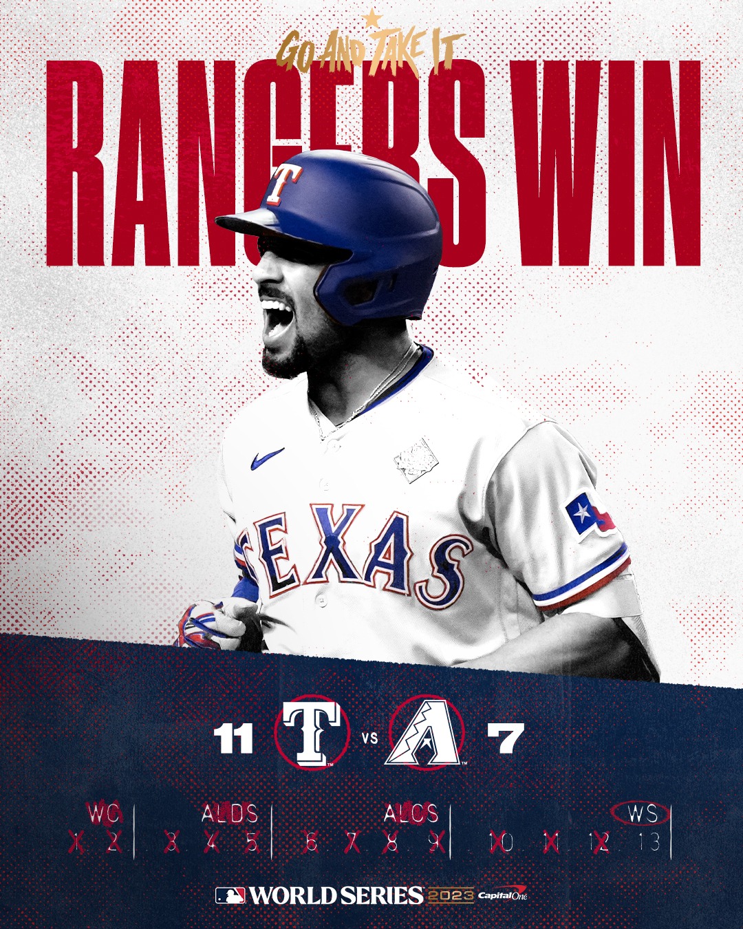 Texas Rangers - All treats tonight. #GoAndTakeIt