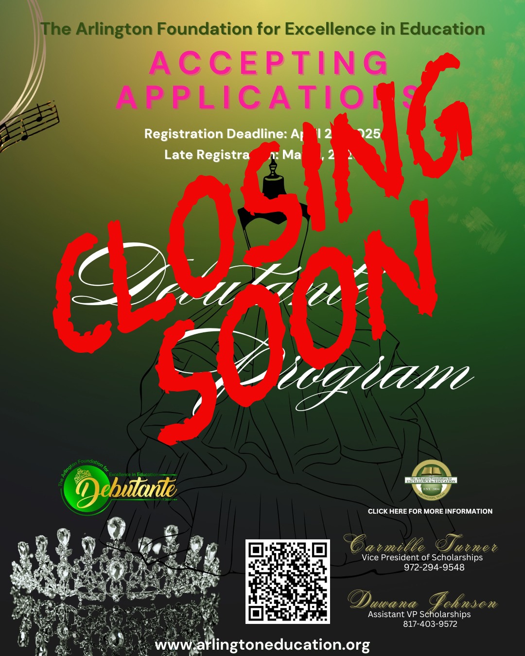 The Arlington - 📣 Important Update: 2025 Debutante Program Due to an ...