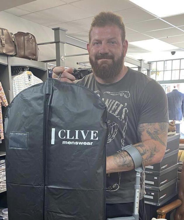 David Ramplee Wales Strongest... - Clive Continental Menswear