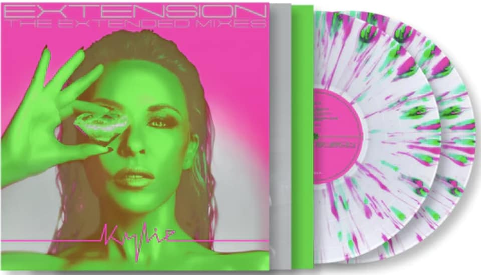 Kylie Minogue Extension limited edition double splatter vinyl