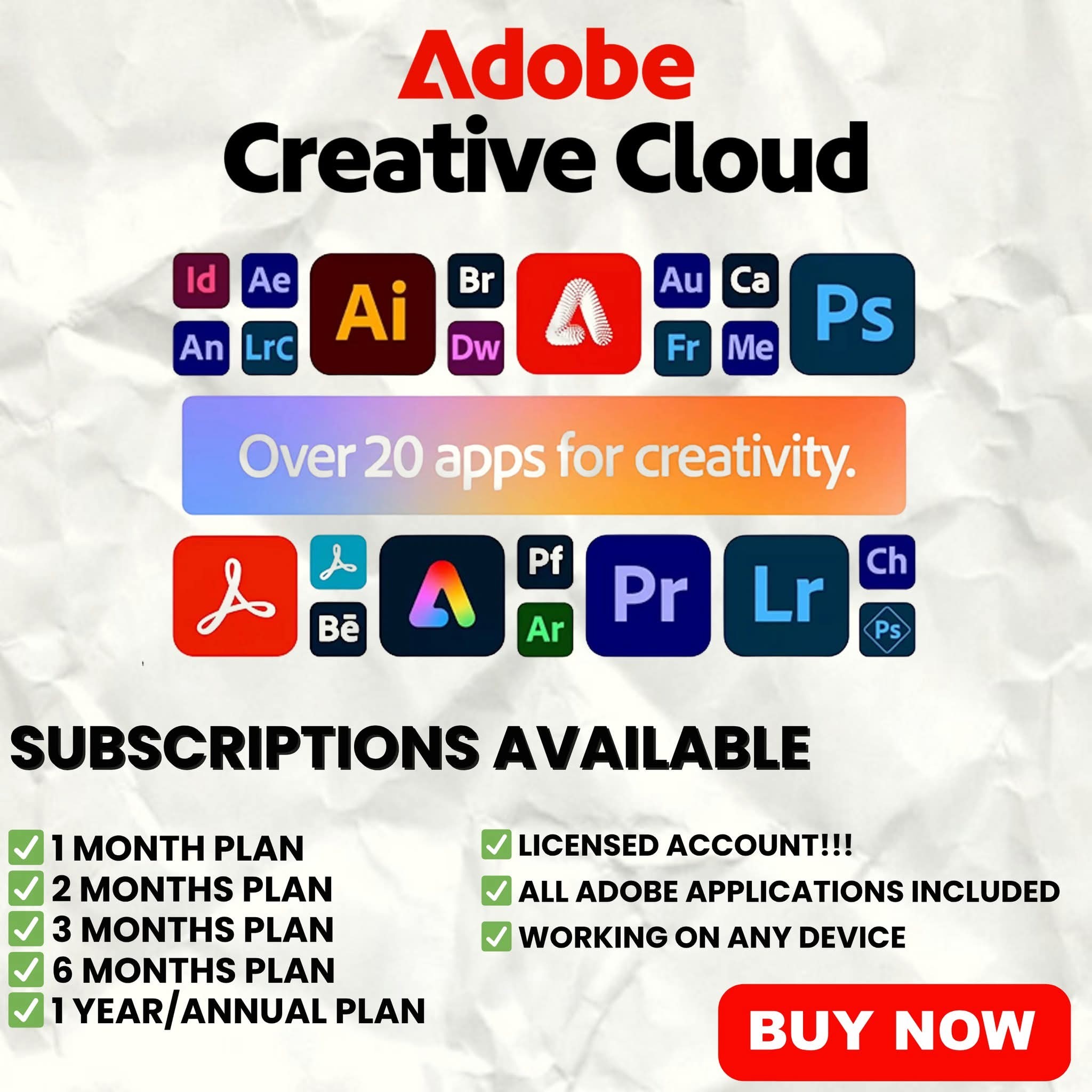 Adobe Photoshop CC Projects | ☀️ ADOBE CREATIVE CLOUD — 1 YEAR ...