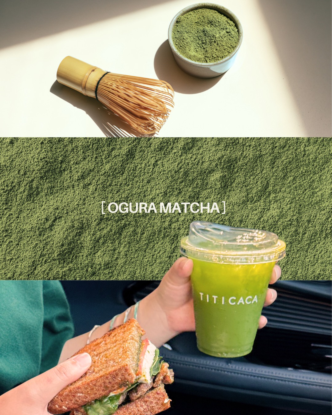 TitiCaca - OGURA MATCHA 🍵 Introducing Ogura Matcha, our new cozy blend ...