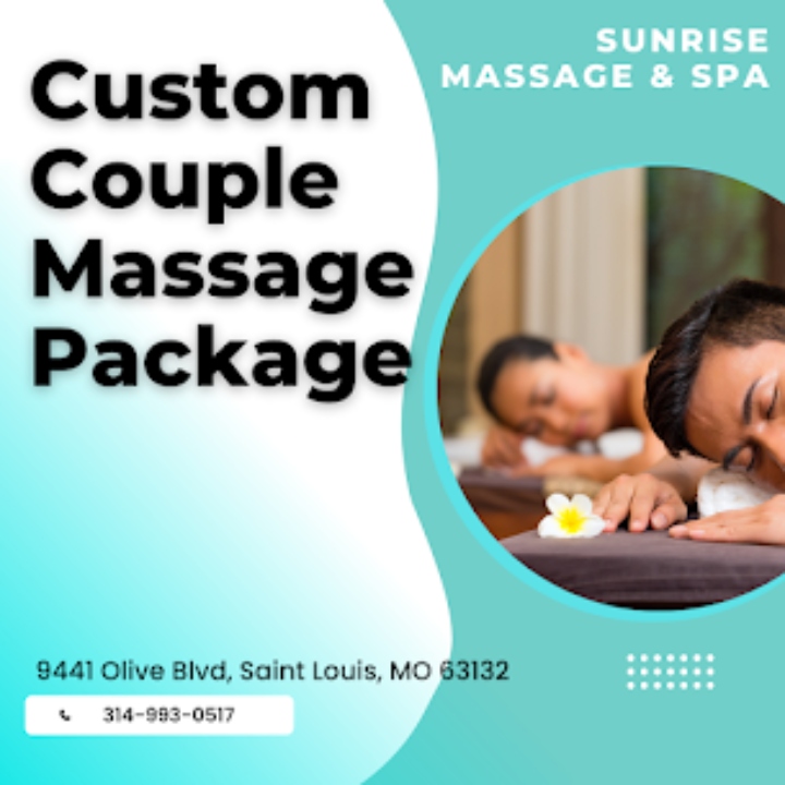 Sunrise - Custom Couple Massage Package including Choice of Swedish ...
