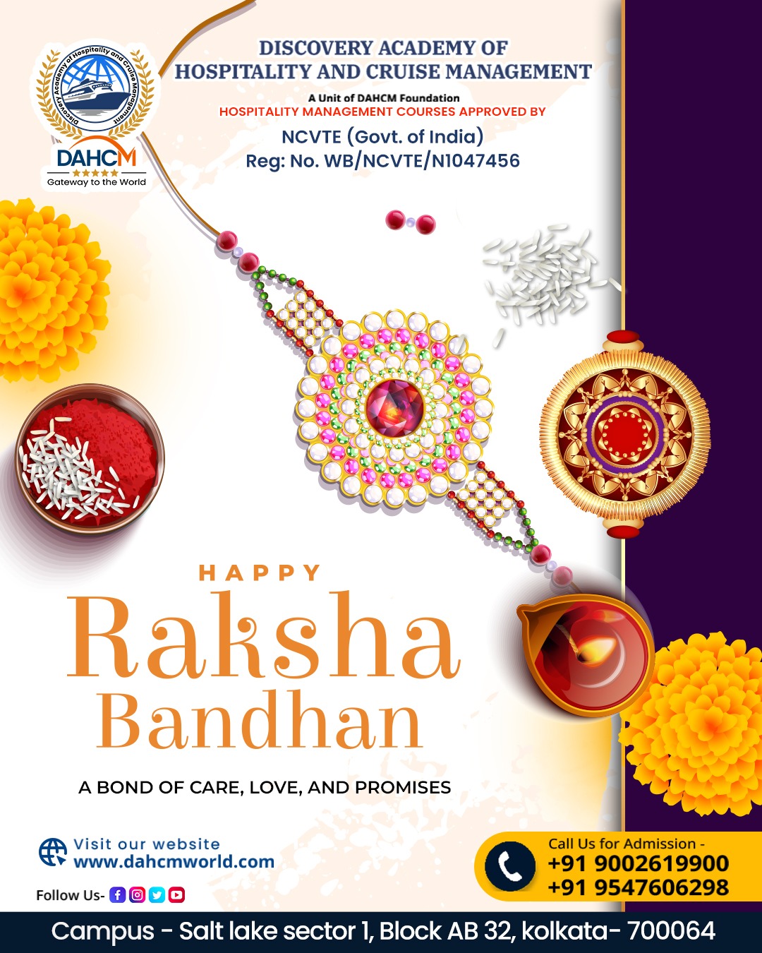 Discovery - 💫 Happy Raksha Bandhan from DAHCM! Let’s celebrate the bond ...