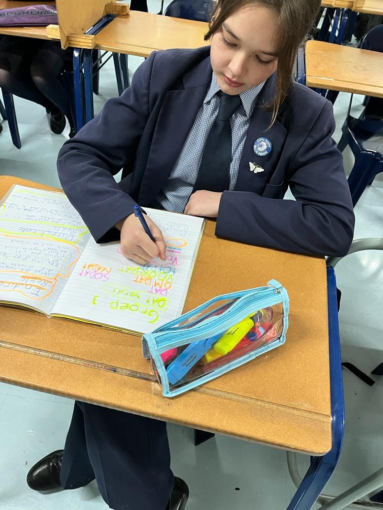 Curro Aurora - Our Grade 7 learners are working diligently...