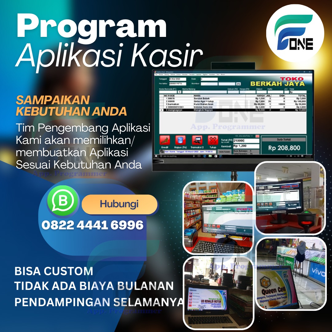 Program Aplikasi... - Program Aplikasi Kasir Toko Bisa Custom | Facebook