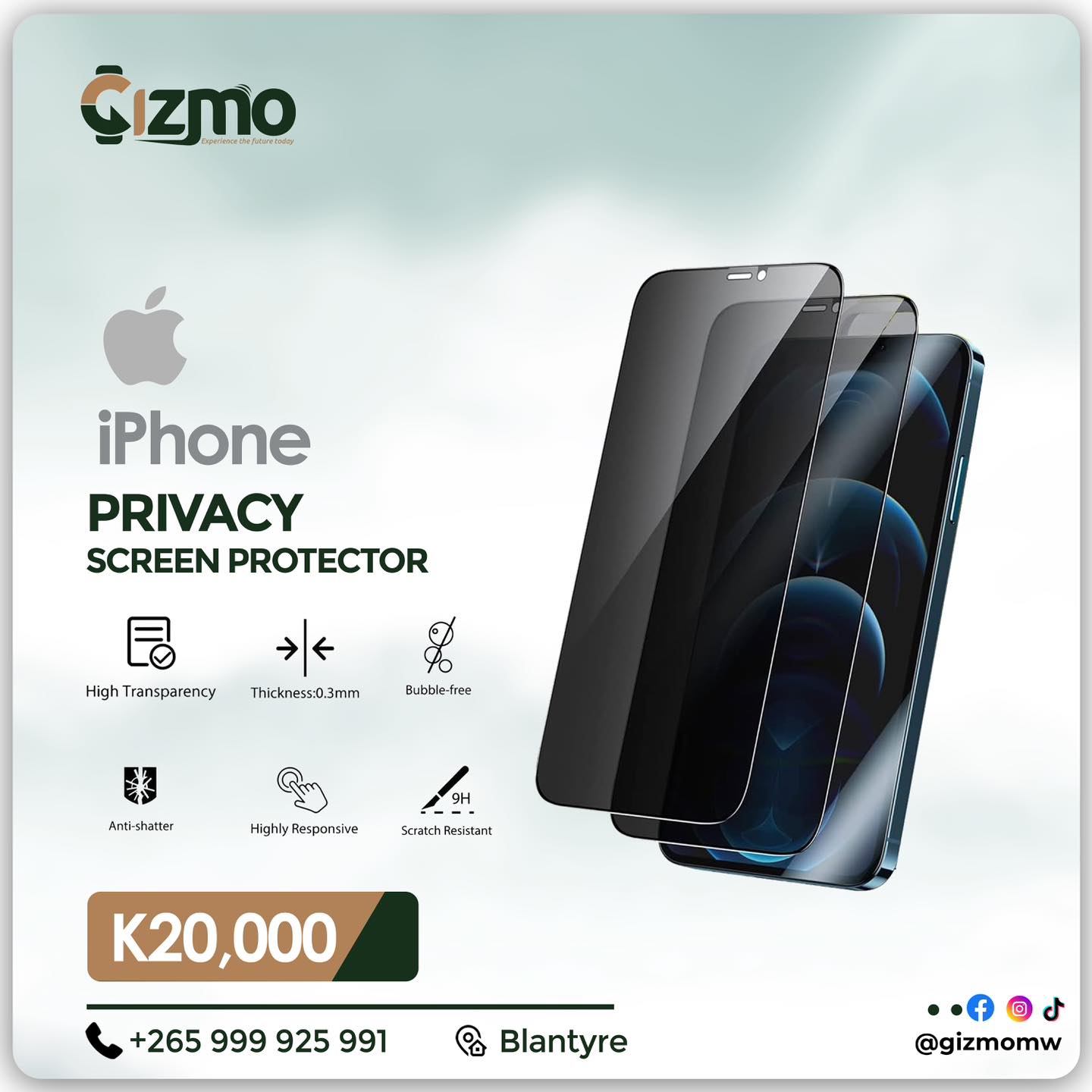Hoco Tempered Glass Screen Is Iphone 12 Shatterproof GIZMO IPhone