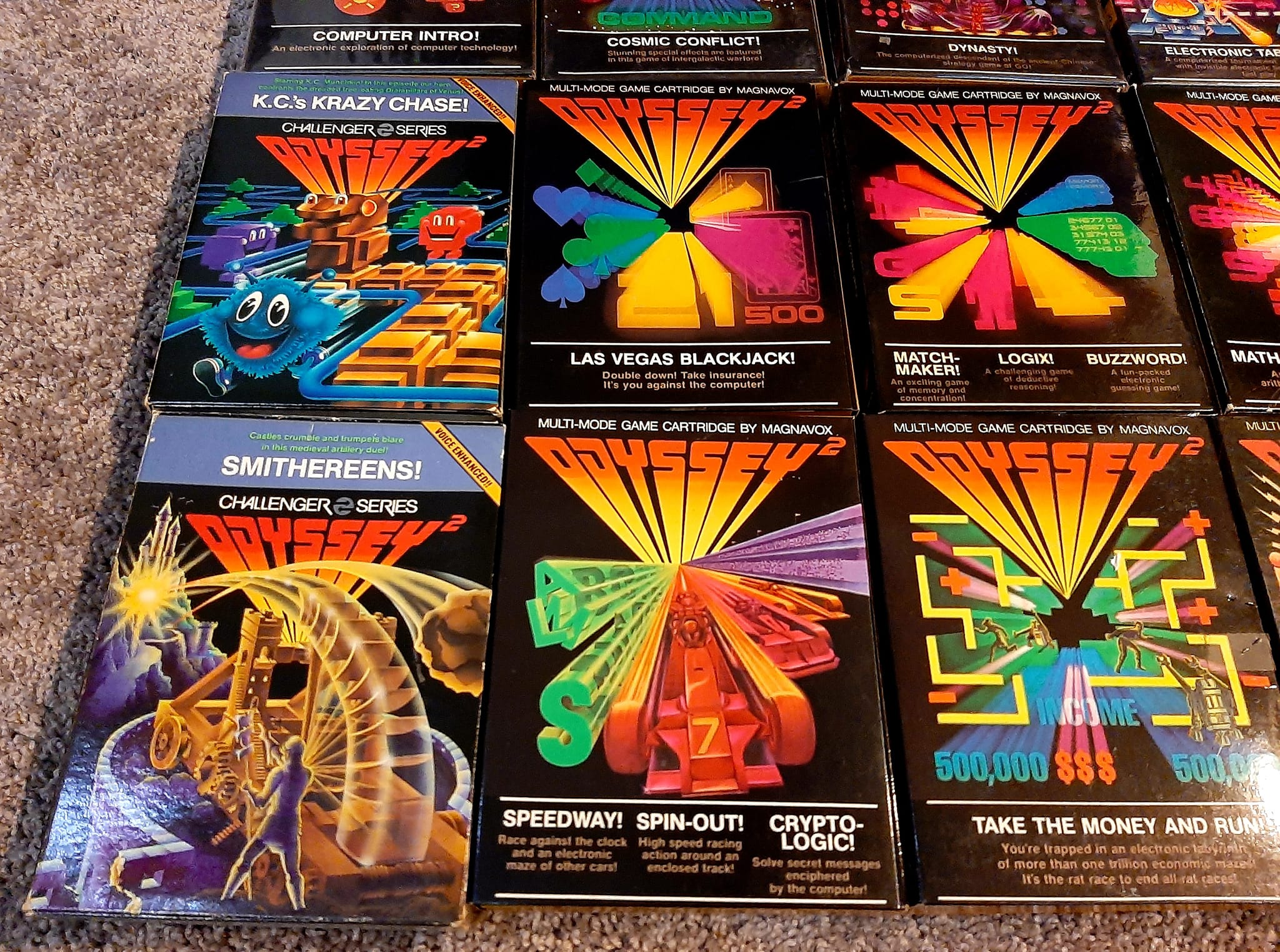 1984 golden mash edition,Cogno alien game,Trivial pursuit 1981