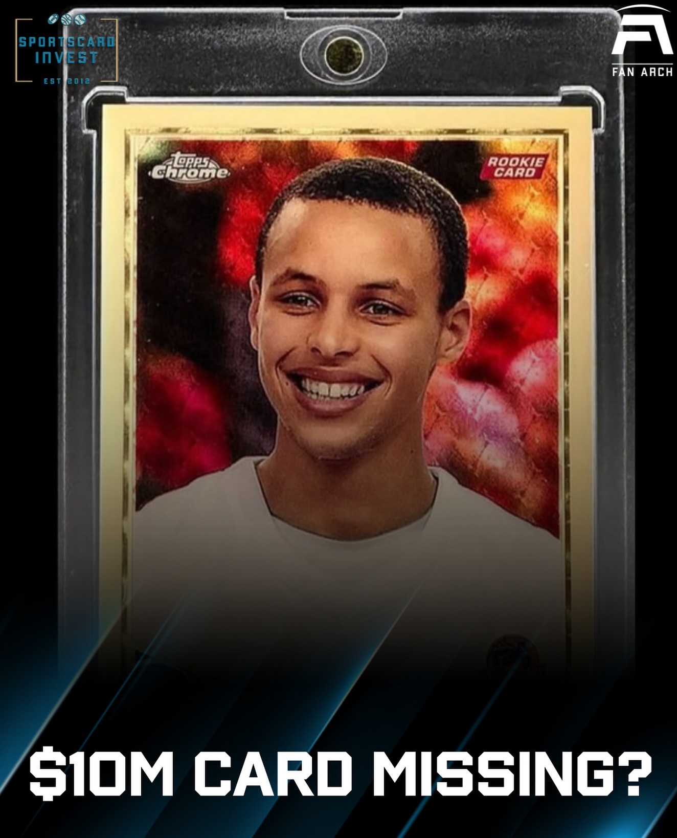 2009 Topps Chrome Stephen Curry RC Refractor /500 BGS PRISTINE 10 