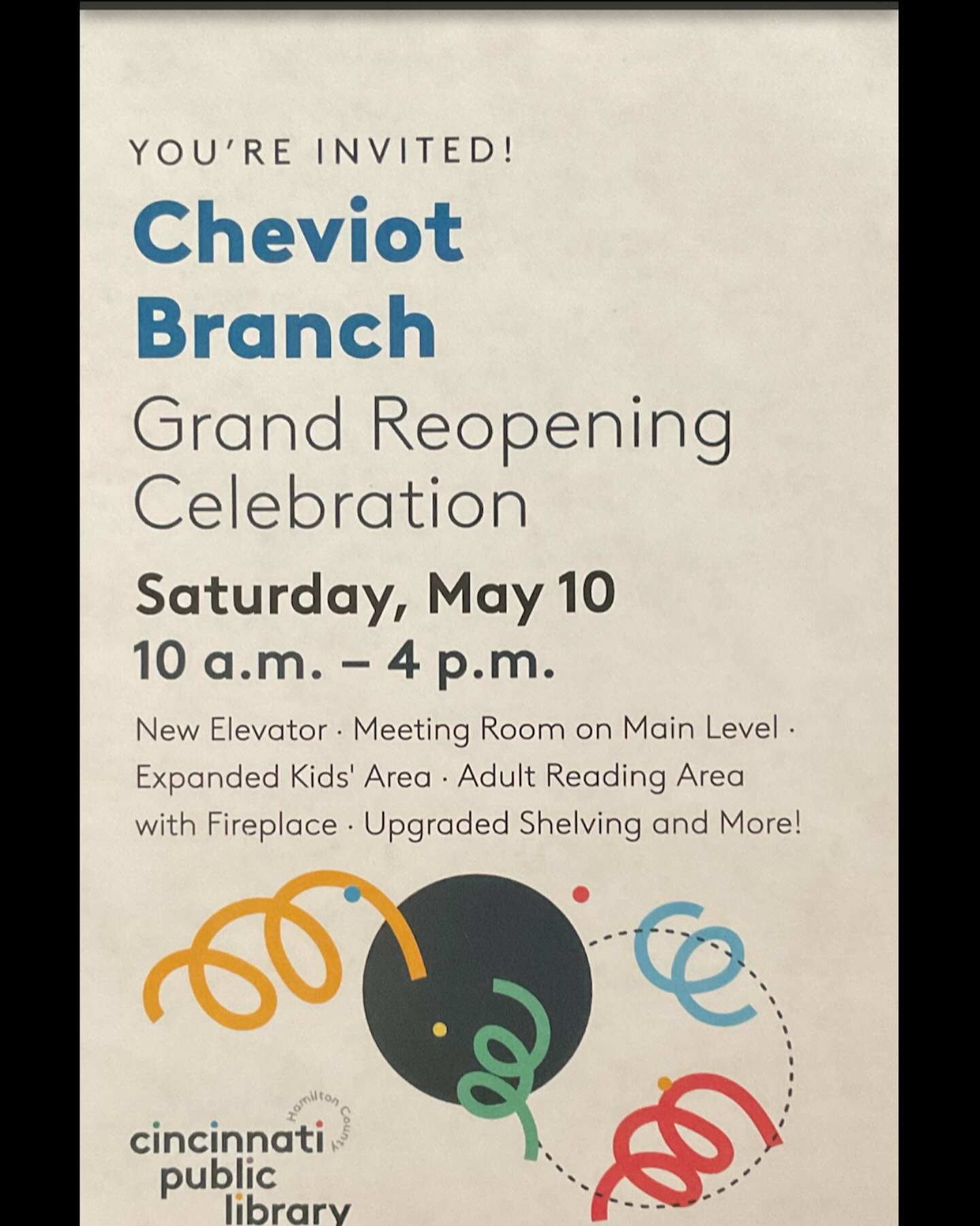 Explore - Exciting News! The Cheviot Library is re-opening Saturday May ...