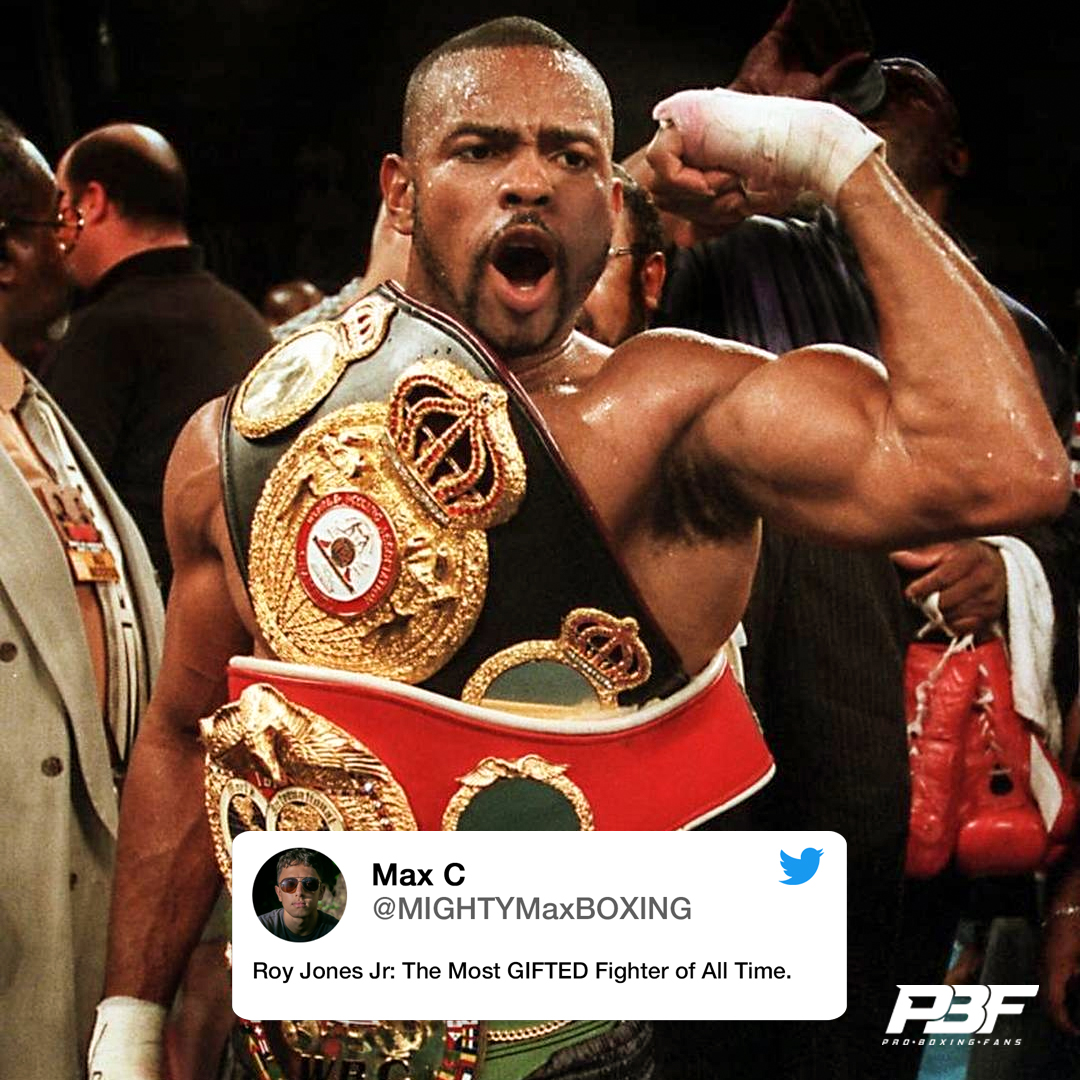 Pro Boxing Fans - 🤷‍♂️ Hard to disagree 🐐 #Boxing #RoyJonesJr
