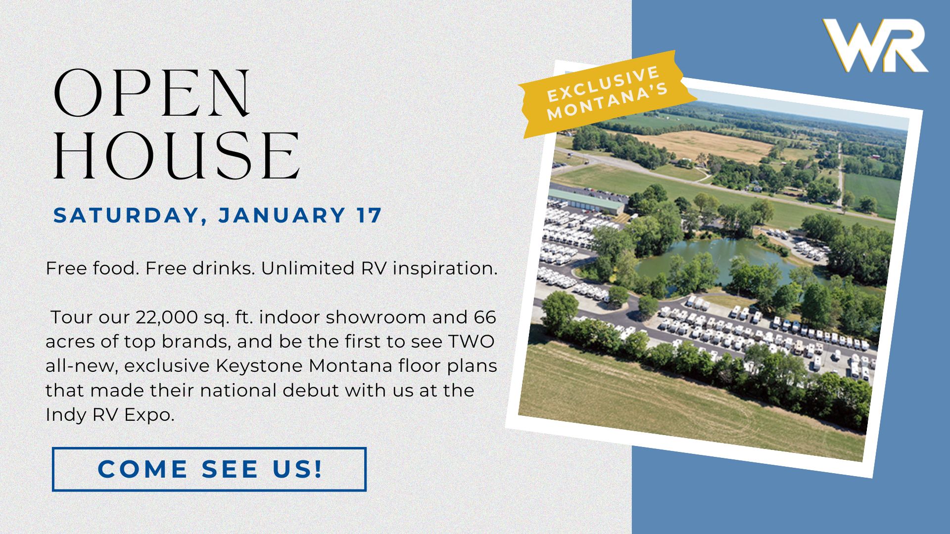 Open House - Show Pricing Extended!