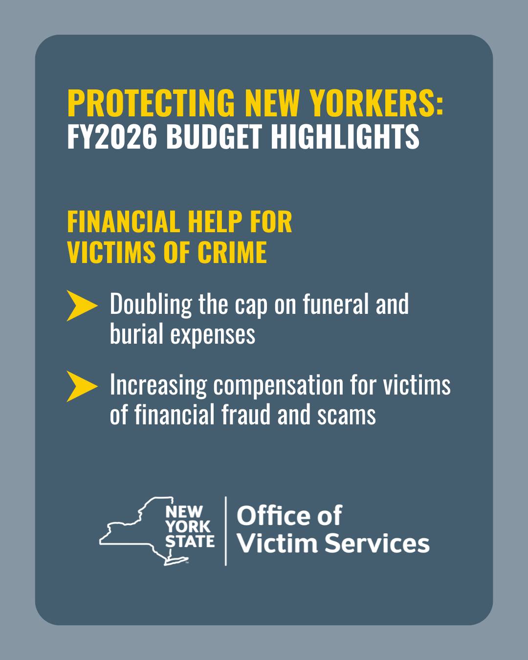 New York State Office of Victim Services | Albany NY