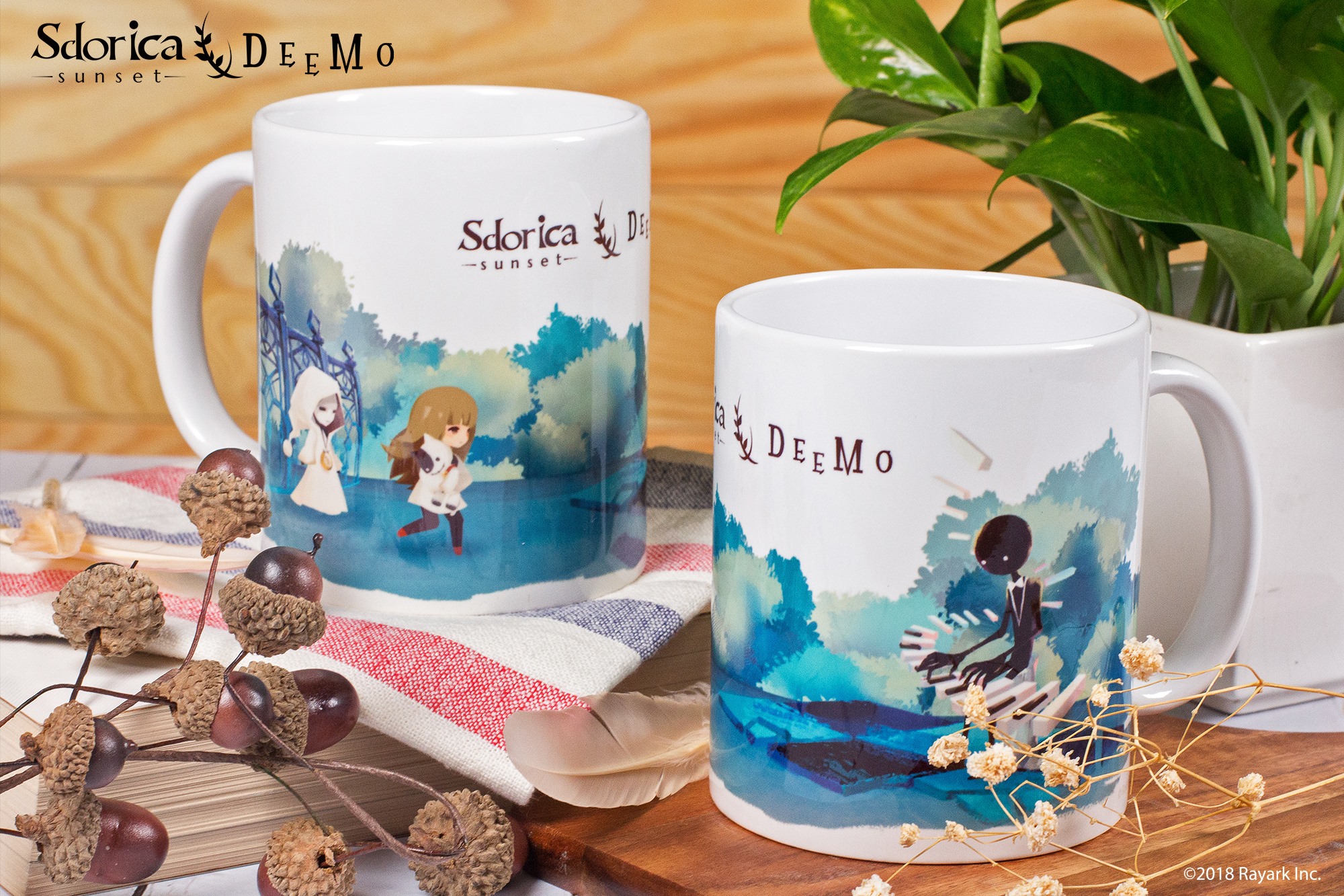 レイアークグッズDEEMO Sdorica コラボ マグカップ アクリルスタンド ✨《Sdorica X DEEMO》限定商品✨ ⏰11/10 Rayark Concept 準時開賣