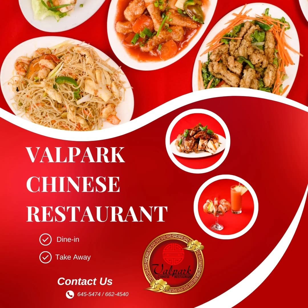 Valpark Chinese Restaurant, is your choice for authentic Cantonese
