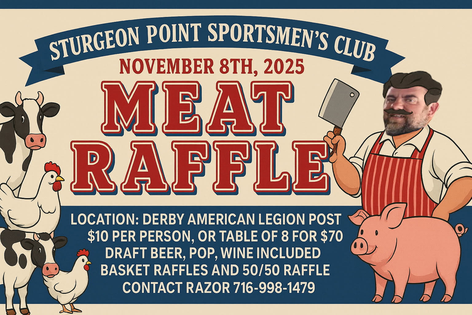 Sturgeon Point Sportsmen's Club Meat Raffle