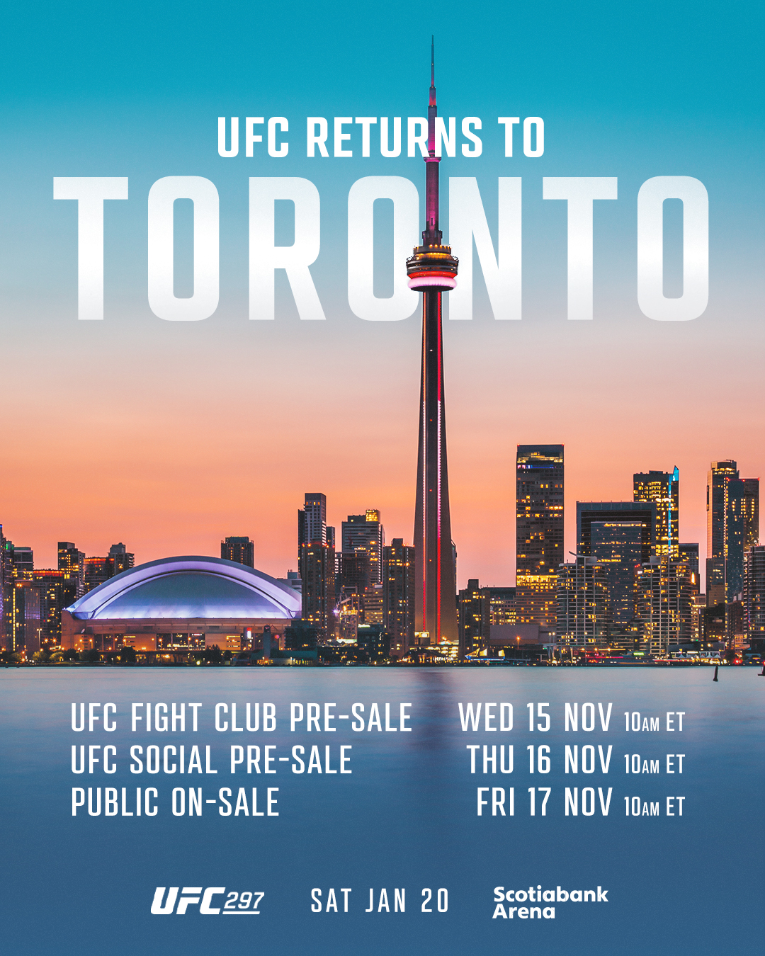 UFC - 🍁 WE. ARE. BACK! 🍁 The return to Toronto is... | Facebook