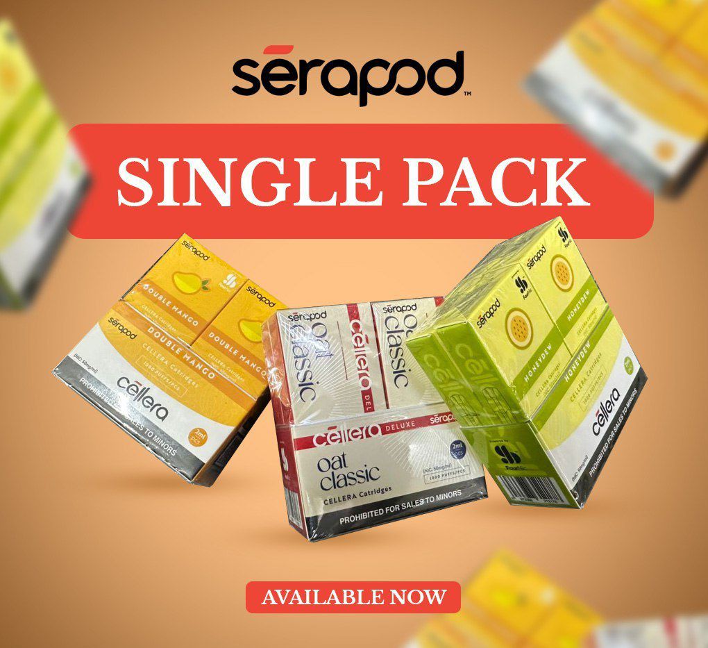 DMall - SERAPOD CELLERA DELUXE POD FLAVOUR CARTRIDGE 🎖️ BUTTERSCOTH ...