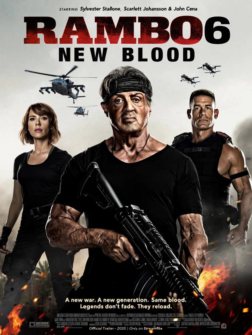 Universal - 🎬 RAMBO 6: NEW BLOOD (2025) 👉 Sylvester Stallone | Scarlett ...