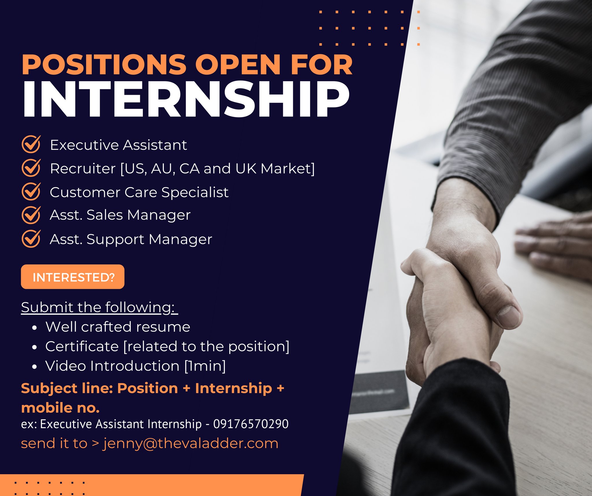 Coach - 🚀 Kickstart Your Internship Journey with Us! 🚀 We’re opening ...