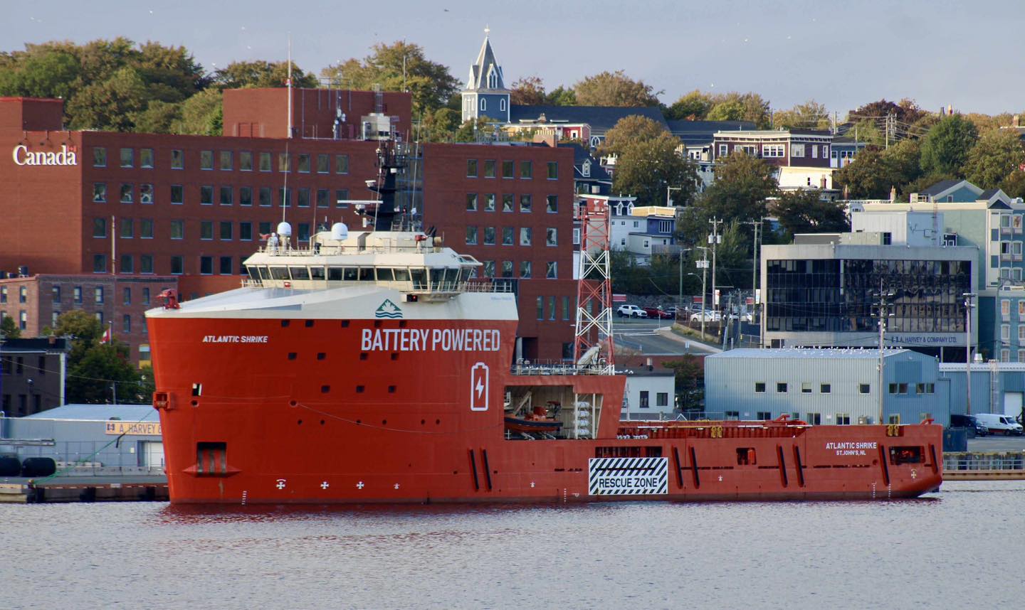 Ships - Atlantic Shrike - platform support vessel. Port of St. John’s ...