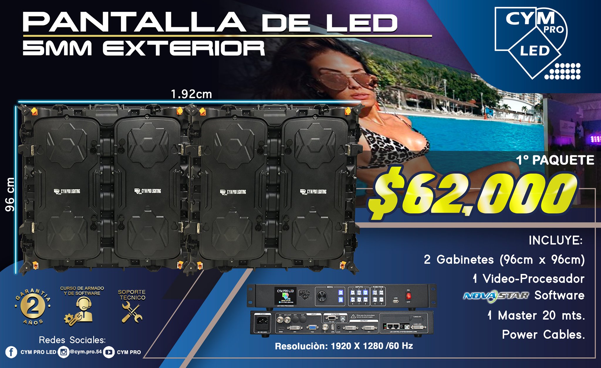 CYM PRO LED - ⚡️CONTAMOS CON PAQUETES DE PANTALLAS DE... | Facebook