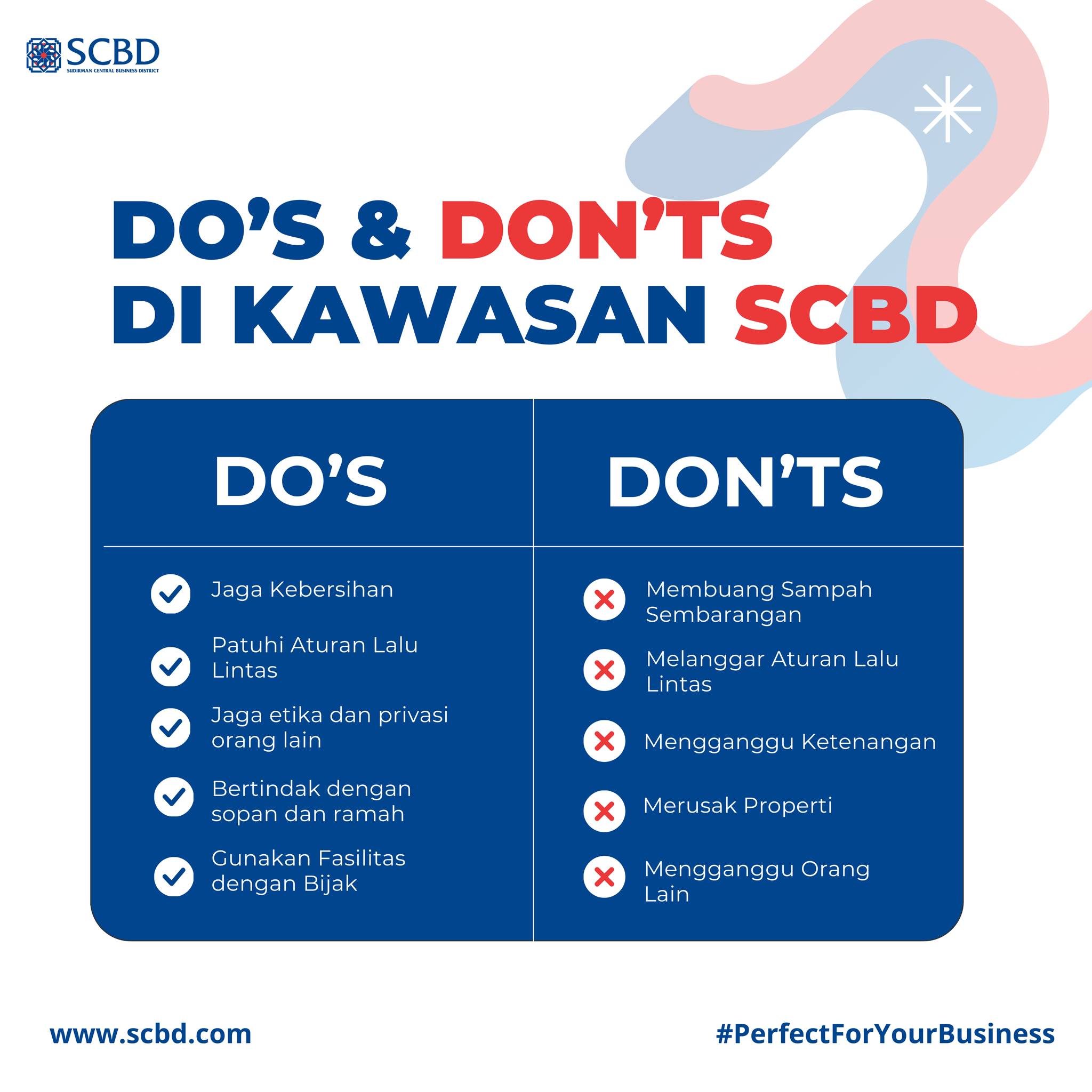 SCBD - Jika Anda berkunjung di SCBD jangan lupa terapkan... | Facebook