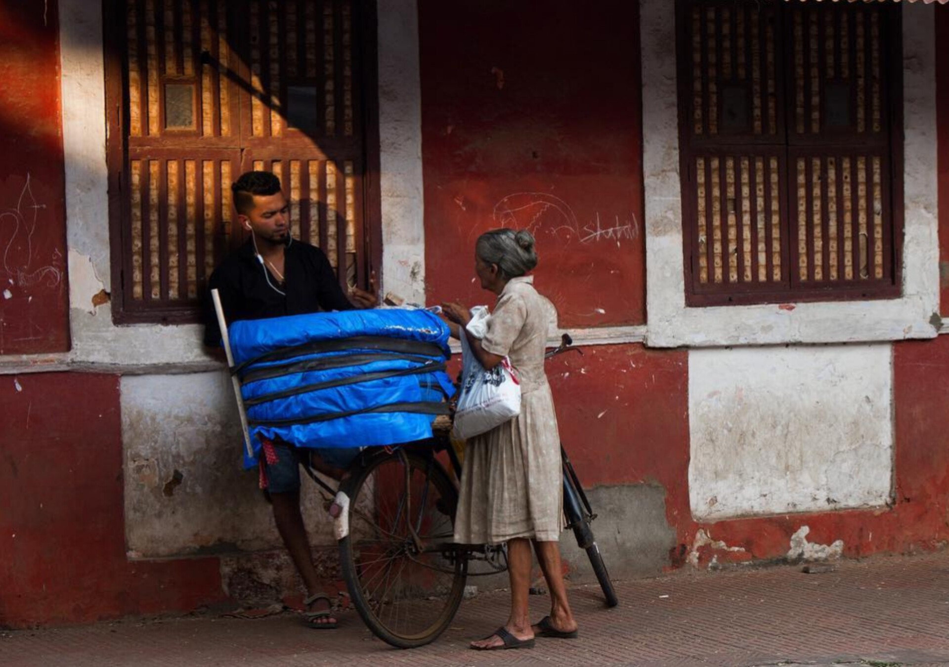 Amche - The Goan poder on his early morning duty... #poder #pao #goa # ...