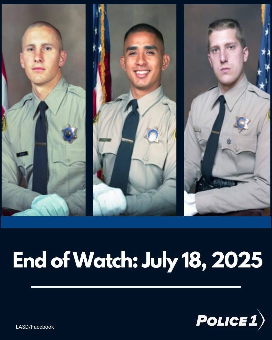 Three deputies with the Los Angeles Special Enforcement Bureau's