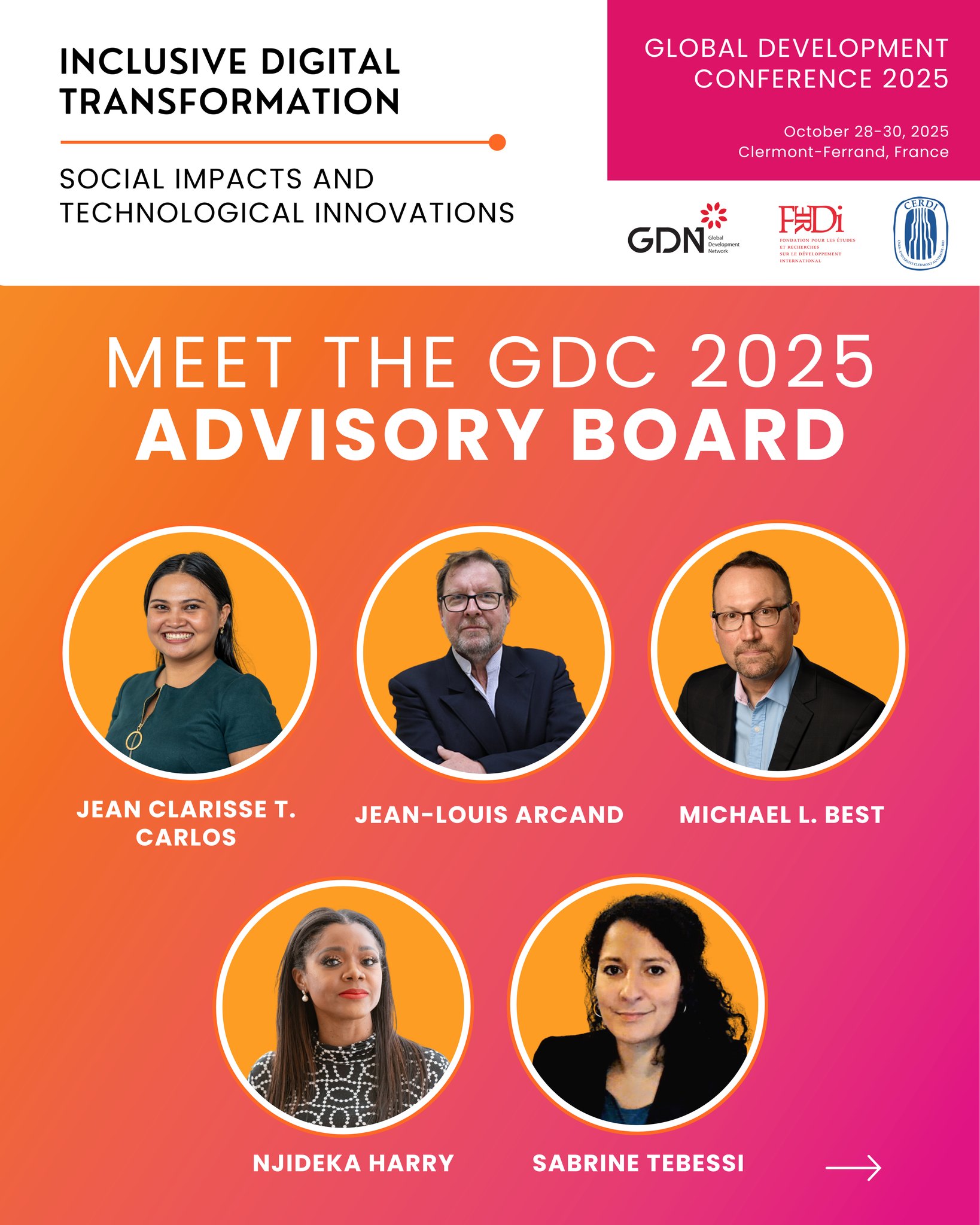 🌍 Meet the Advisory Board of... - Global Development Network | Facebook