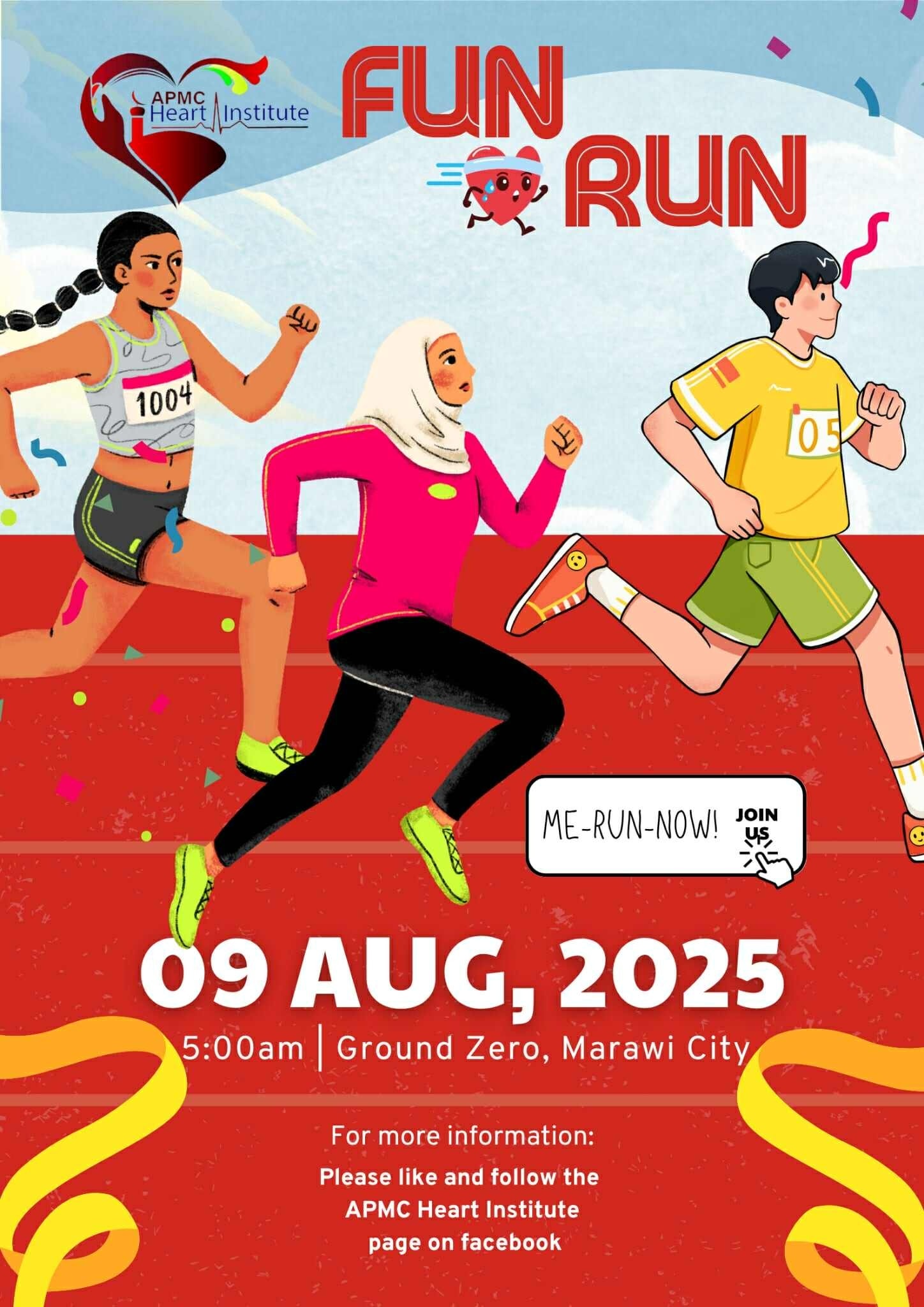 🏃‍♂️🏃‍♀️ FUN RUN 2025 IS HERE!... - APMC Heart Institute | Facebook