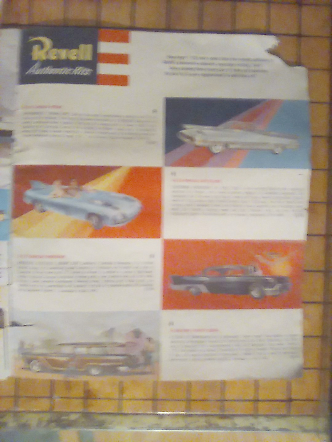 Vintage Revell models catalog with affordable prices