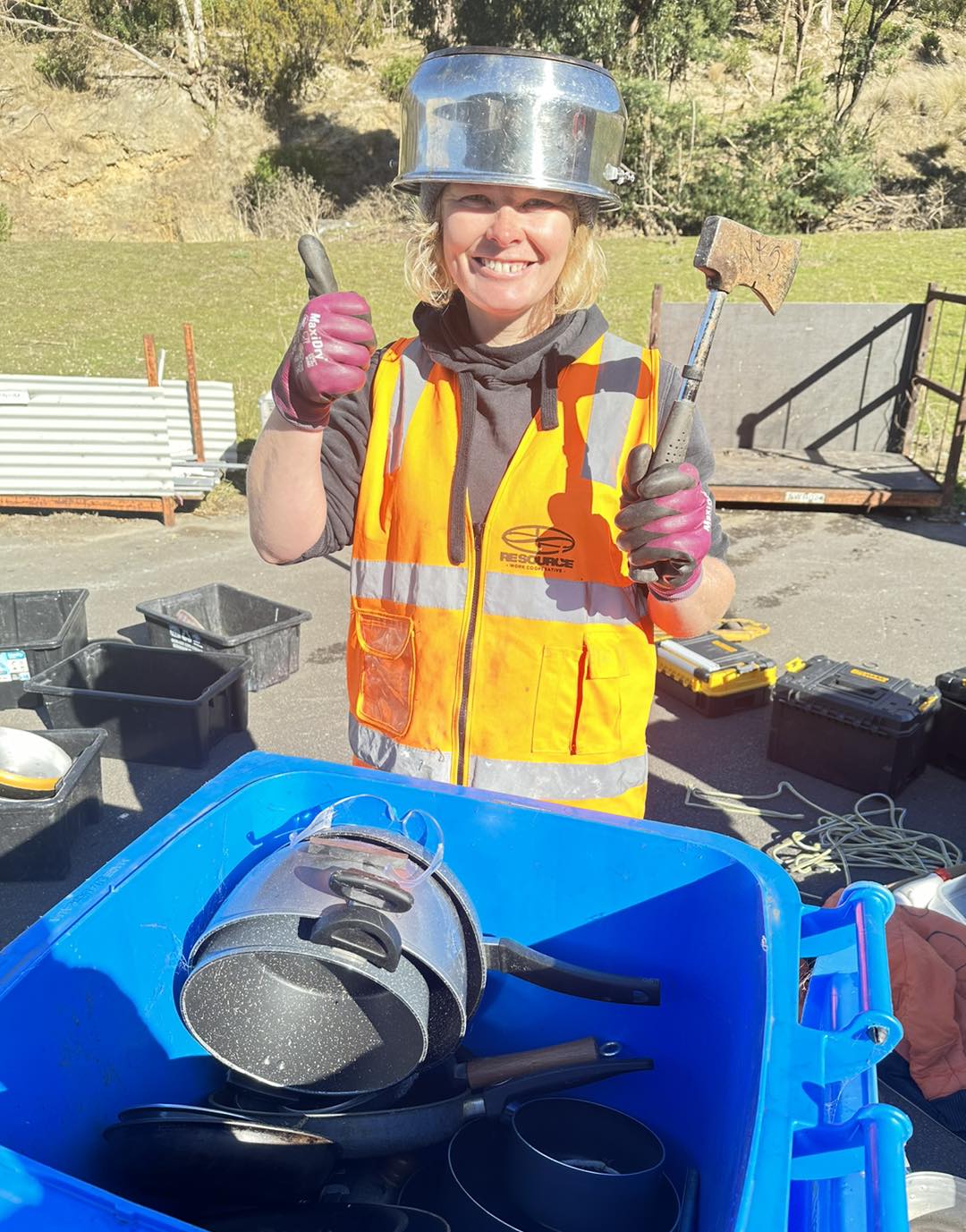 What can you do with all those old... - South Hobart Tip Shop