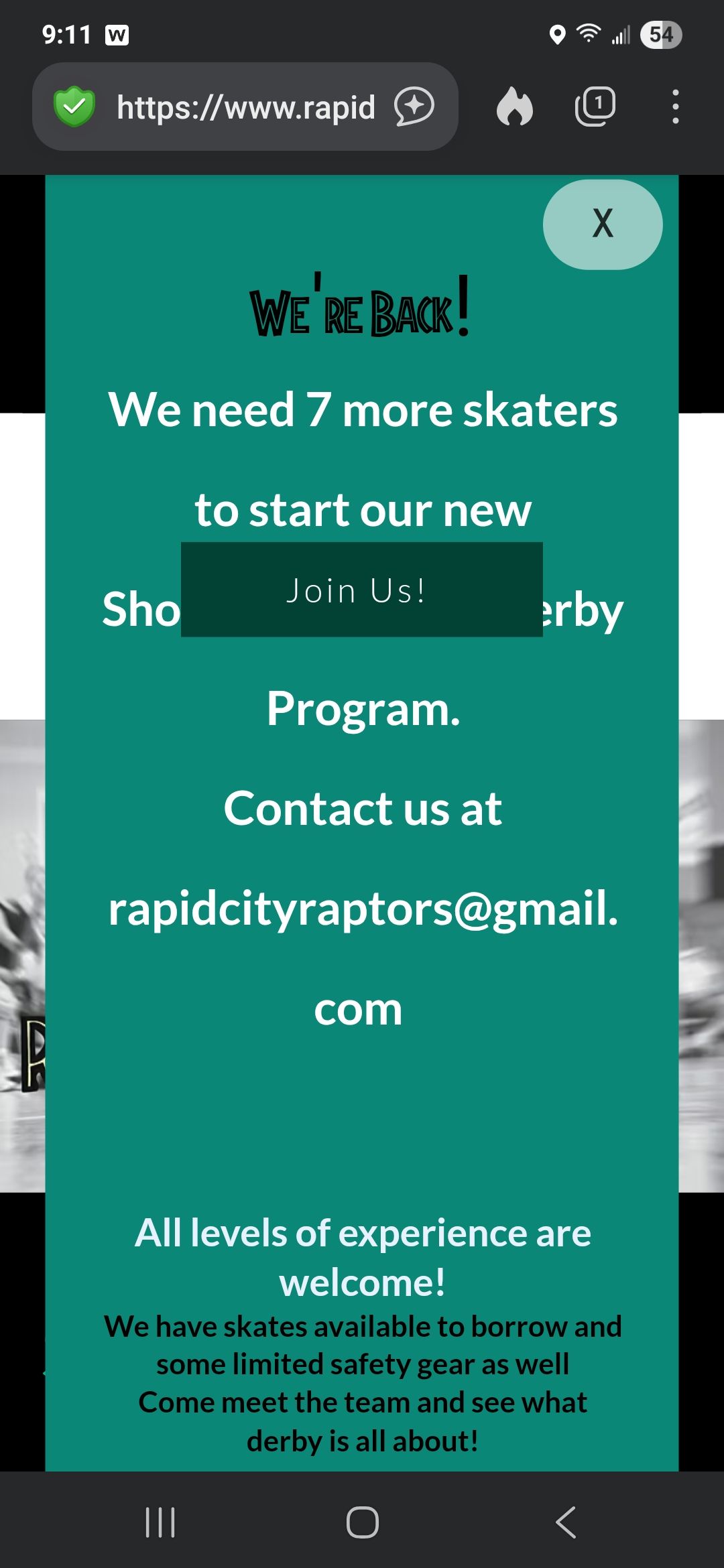 Rapid City Raptors Roller Derby