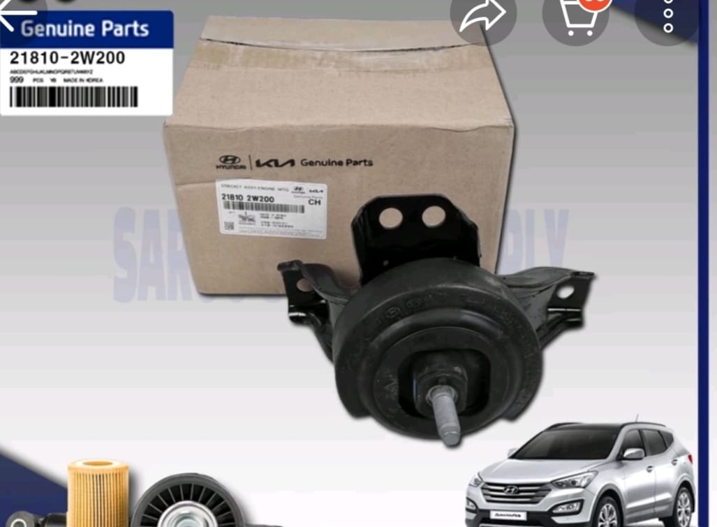 Engine Motor Mount and Transmission Mount Kit - 4-Piece