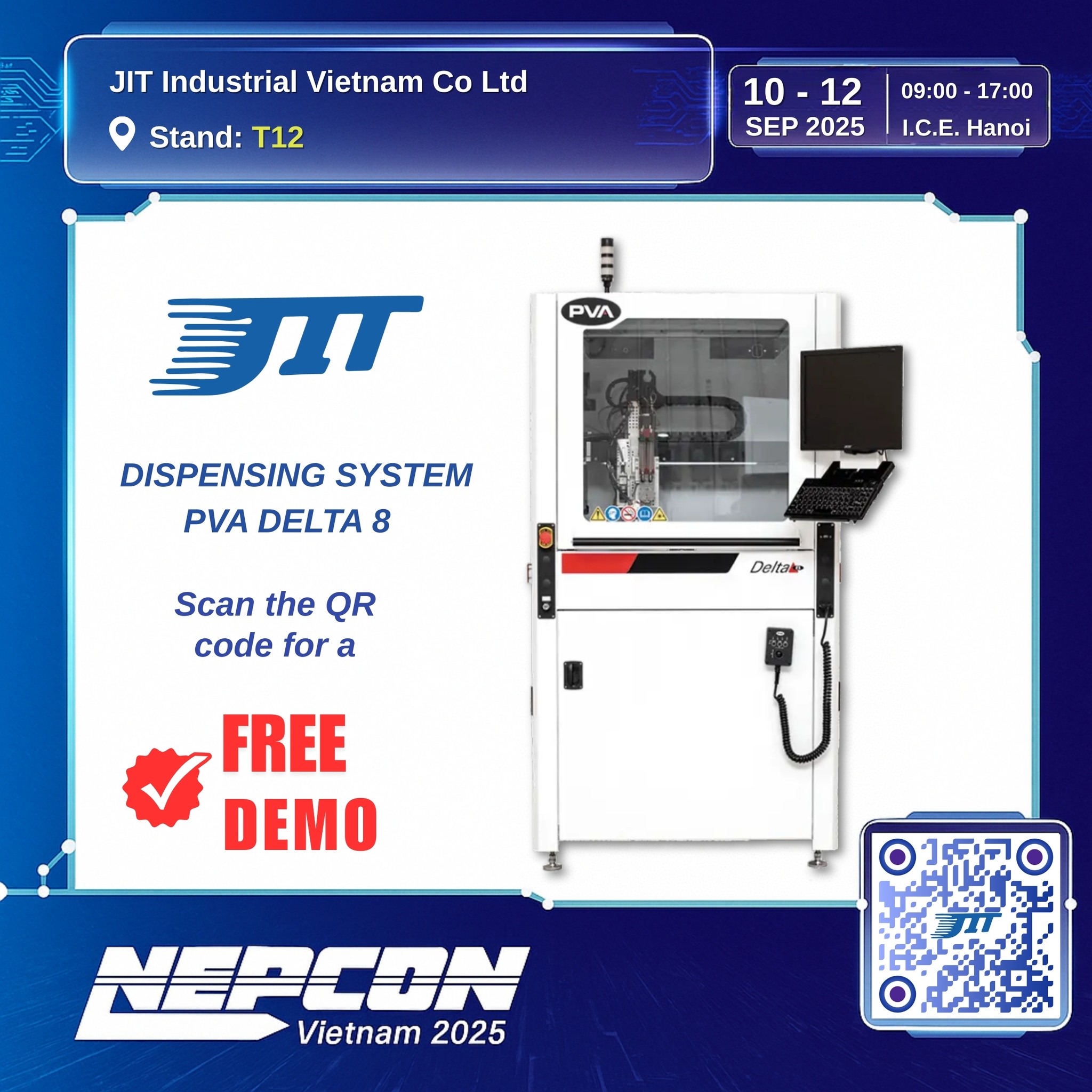 JIT - 🔥 ‼️FREE DEMO – DELTA 8 COATING DISPENSING SYSTEM AT NEPCON ...