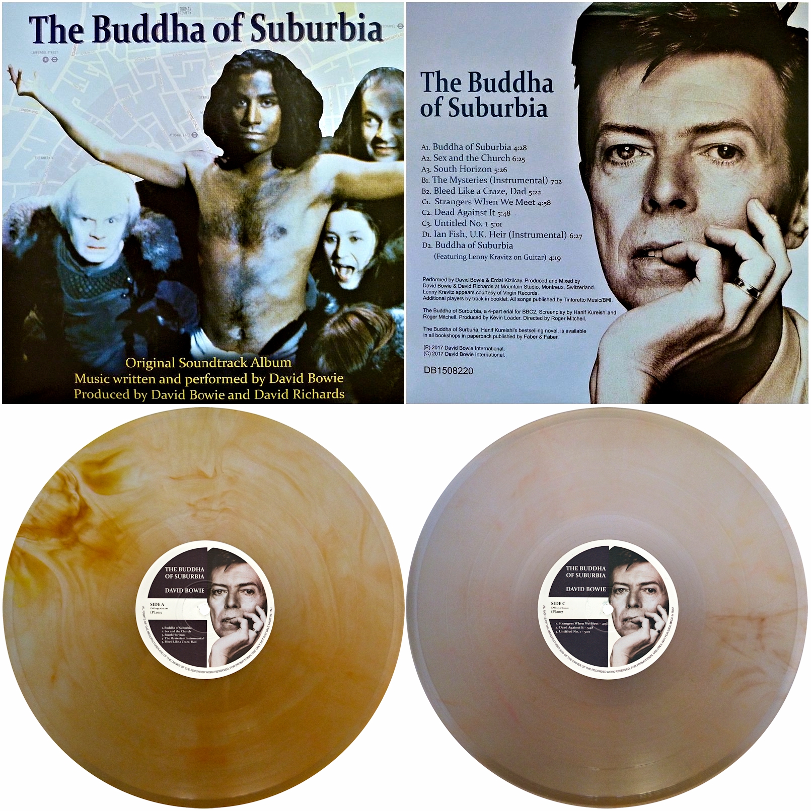 THE BUDDHA OF SUBURBIA. Nice double LP set on semi transparent 