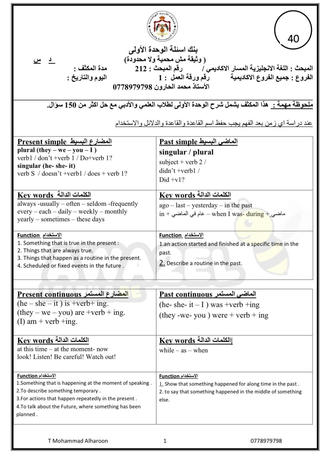 المنهاج الأردني لجميع الصفوف والمباحث الدراسية | طلاب #توجيهي_2007 🏻 ...