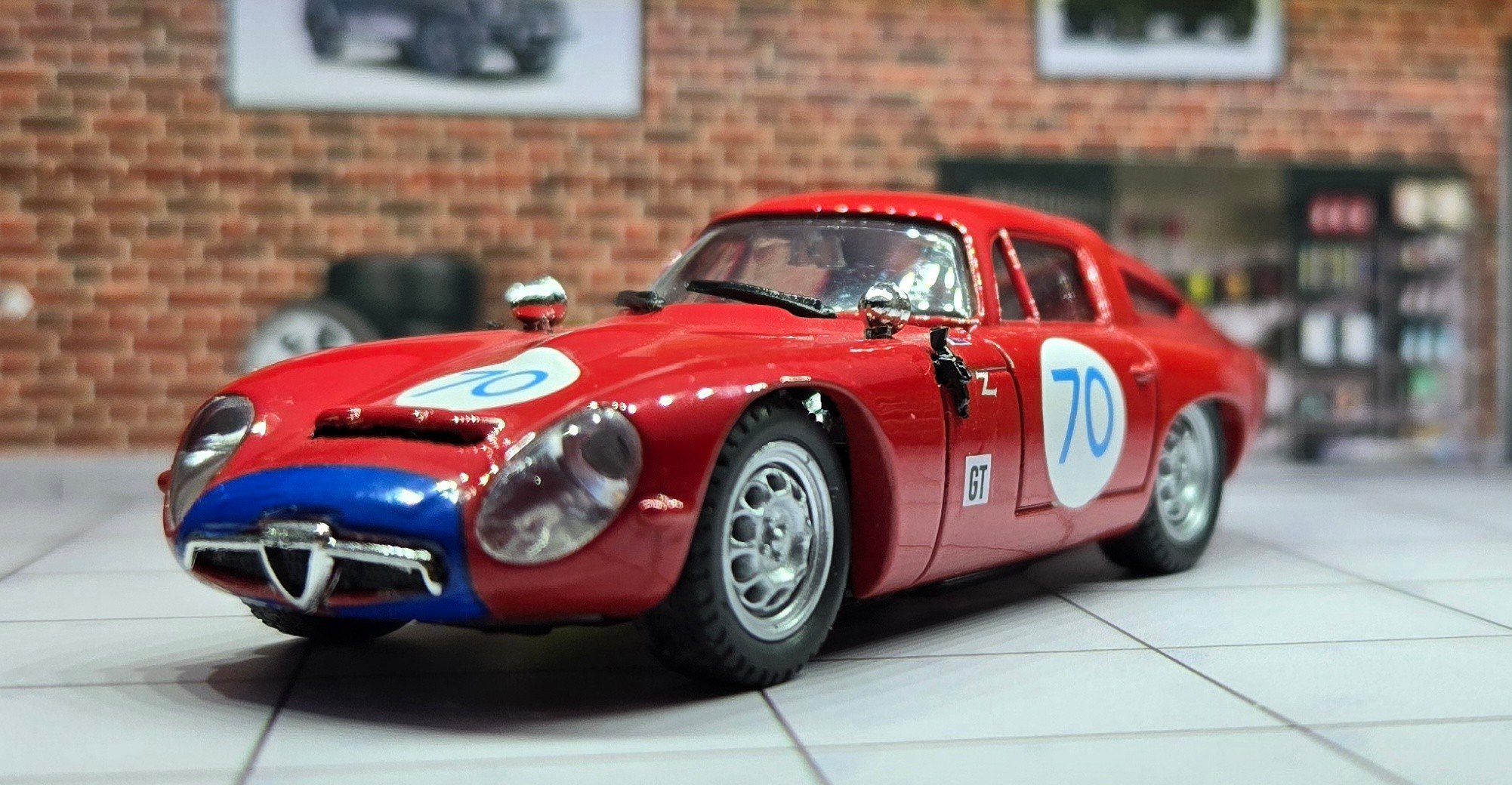 1964 Alfa Romeo TZ1 1:43 Best Model - Italy