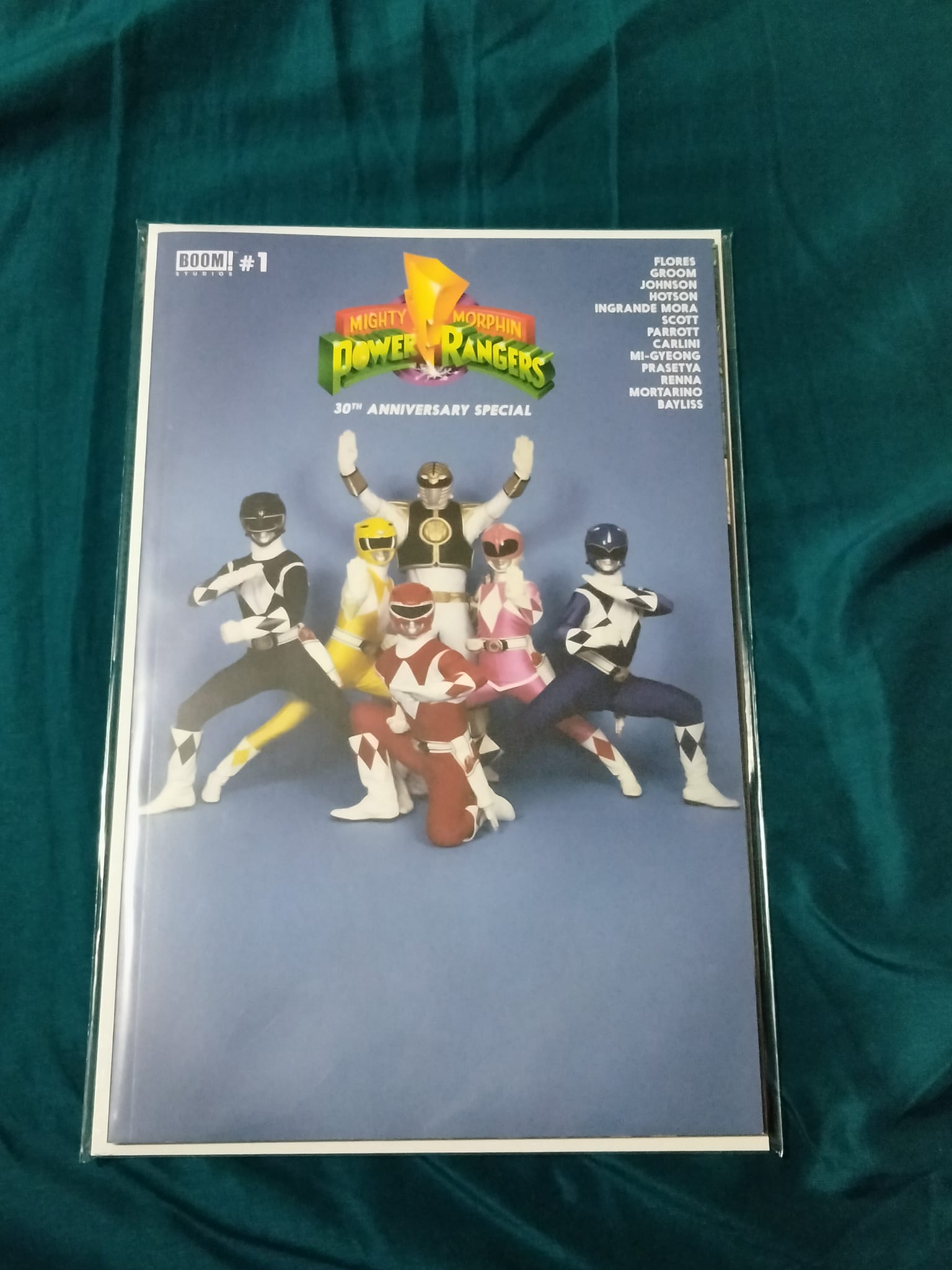 Power Rangers comic book collection with JDF absence display picture 1
