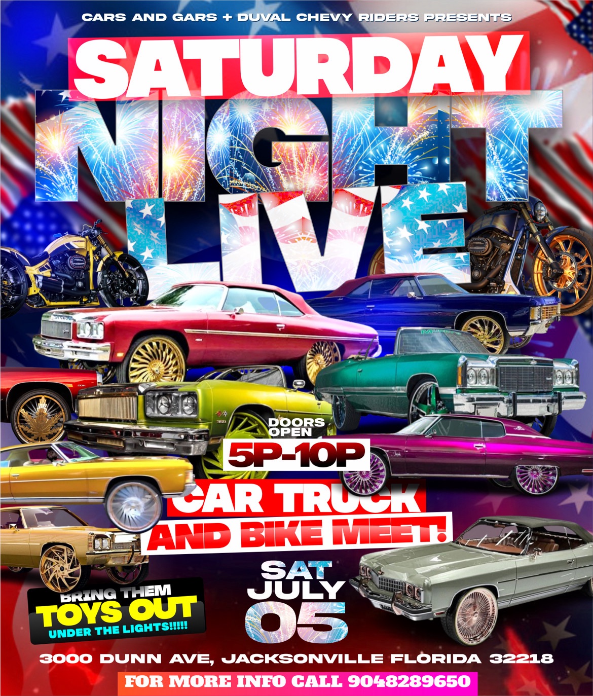 Saturday Night Live Car meet