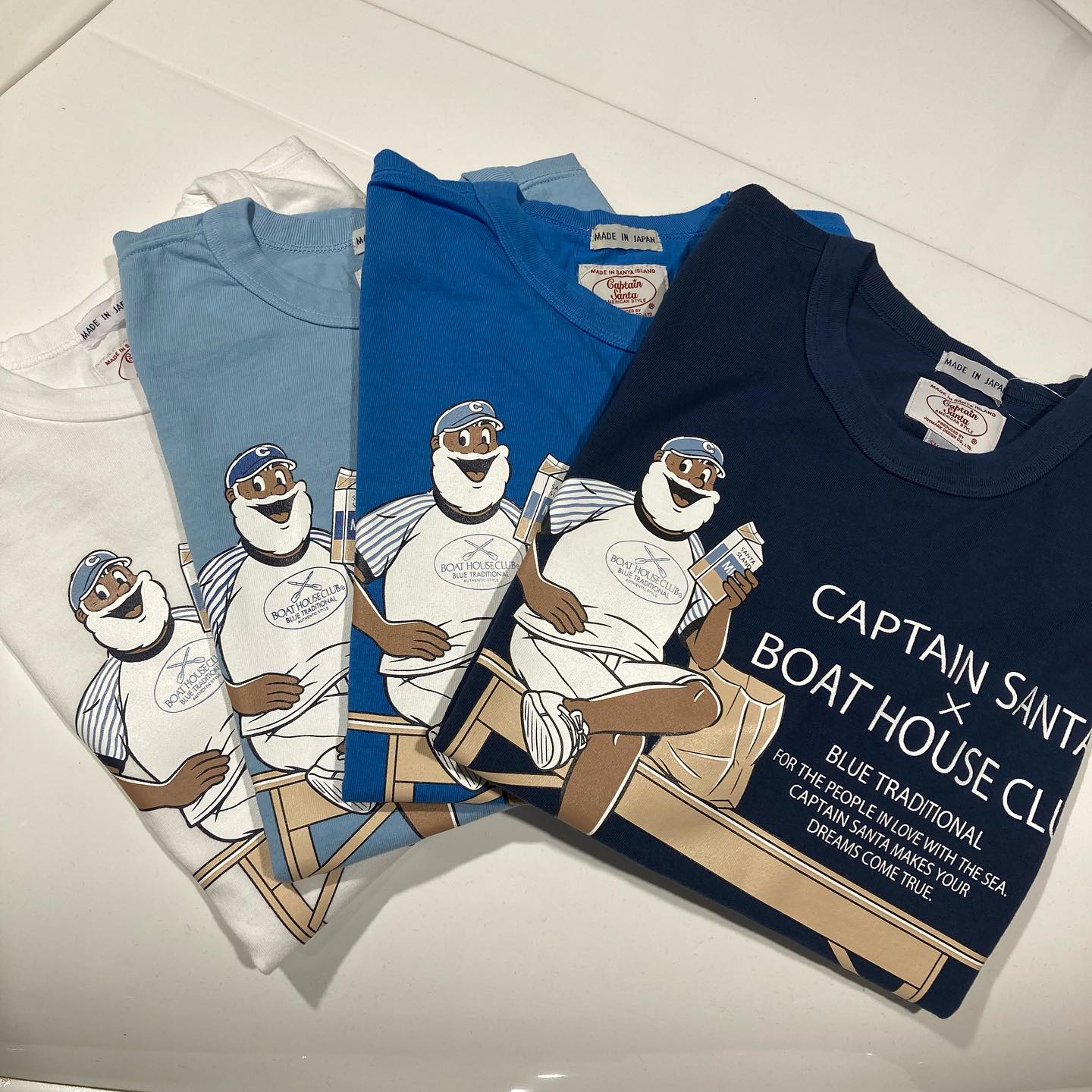 キャプテンサンタ＆ボートハウスクラブ Tシャツ ¥9,900 こちらは 