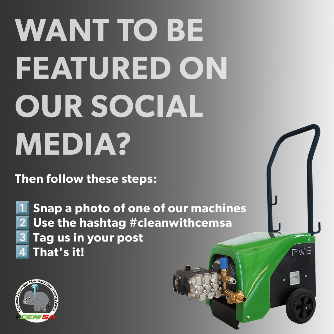 Do you want... - Cleaning Equipment Manufacturing SA - CEMSA